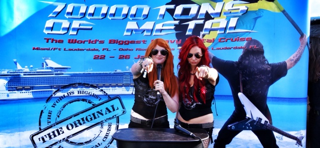 Hot, Hot, Hot! BraveWords Gets Up Close N’ Personal With The 70000 Tons Of Metal Pool Girls!
